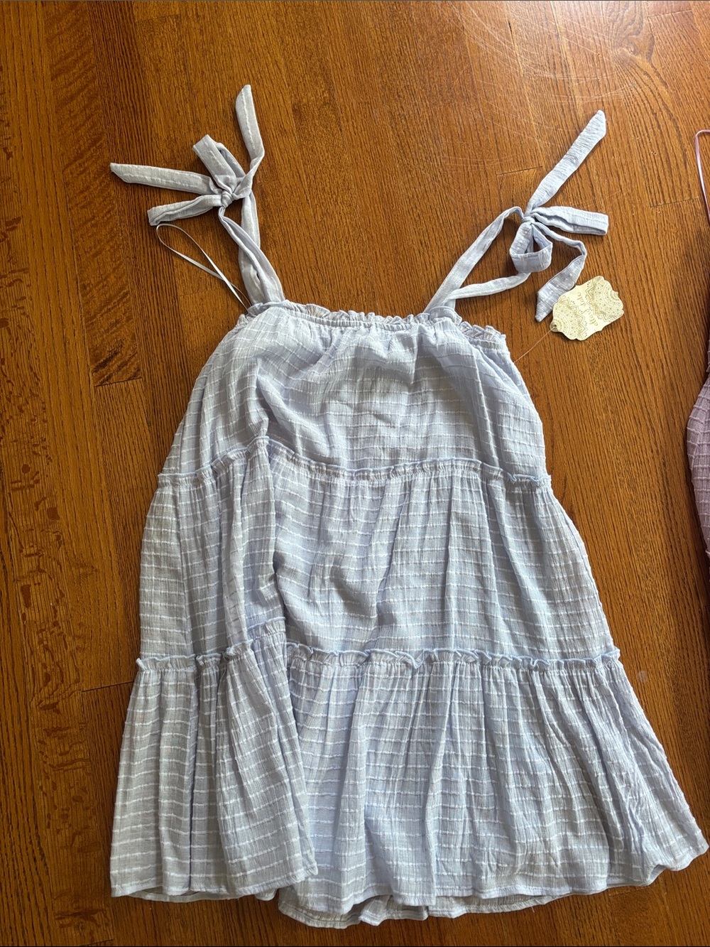 Altar’d State Light blue spaghetti strap dress. Size M